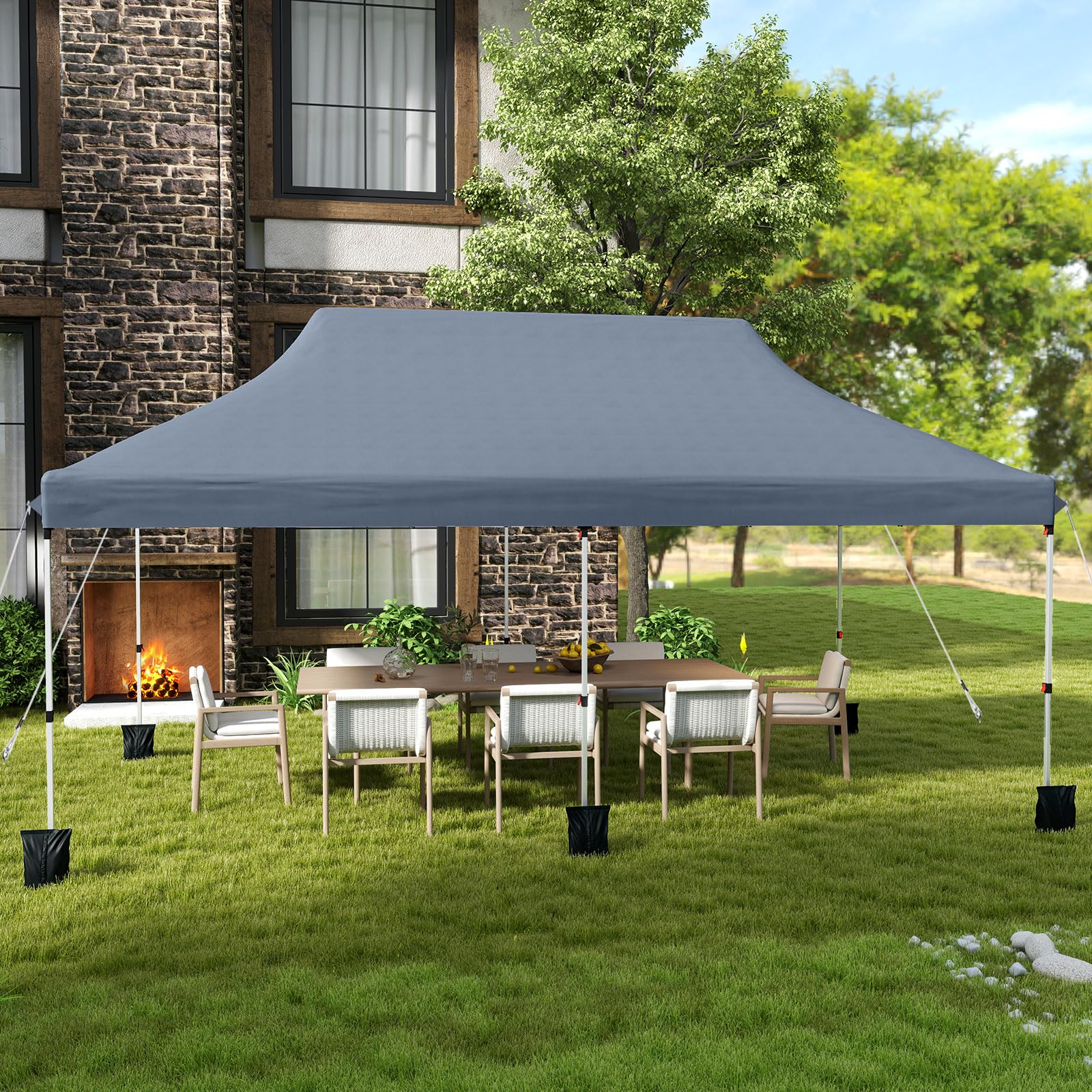 Tangkula 10x20 Ft Pop Up Canopy